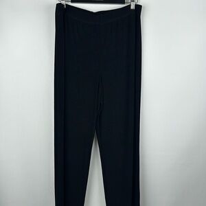 Chico’s Travelers Pull On Straight Leg Stretchy Pant